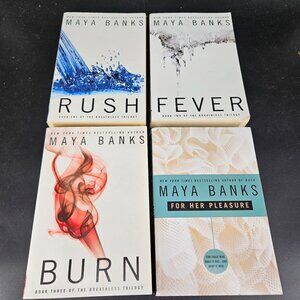Maya Banks Book Paperback Reader Breathless Series Her Pleasure Fiction Lot 4